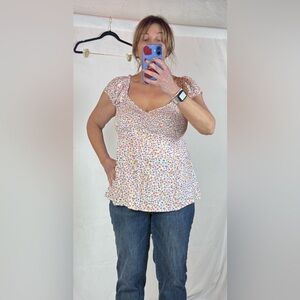 Chic Floral Women's Blouse